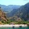 Butterfly Valley Fethiye - view from approaching boat