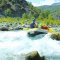 Green pine forests and crystal clear water of Dalaman river - Rafting Fethiye