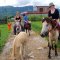 Beginning of horse ride in Kayakoy village - horseback riding in Fethiye