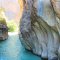 Water in Saklikent canyon is clear has blue color - Fethiye Xanthos Saklikent Patara Tour