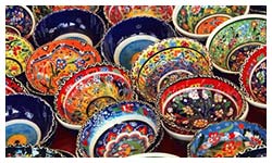 Shopping in Fethiye for Turkish ceramics