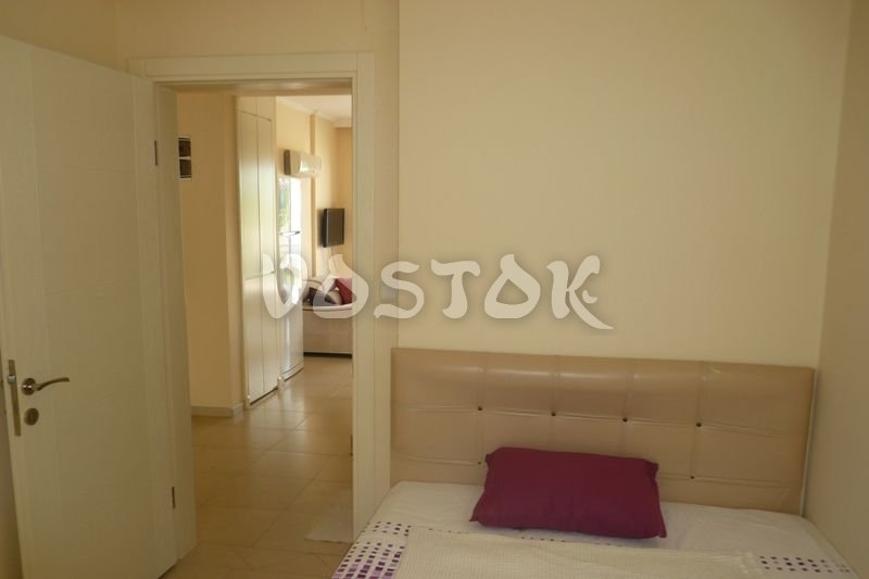 Double bed bedroom - Blue Green Apartments in Calis Turkey
