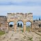 Town gates of ancient city Hierapolis Turkey