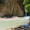 Water looks blue because of the white stones in the river - Saklikent Tlos Yakapark Tour