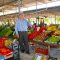 Great variety of fresh fruits and vegetables at Gocek market