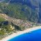 Another angle of view to Oludeniz beach - Fethiye Oludeniz paragliding in Turkey