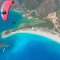 Turquoise color seems to be more turquoise from the top - Paragliding in Oludeniz