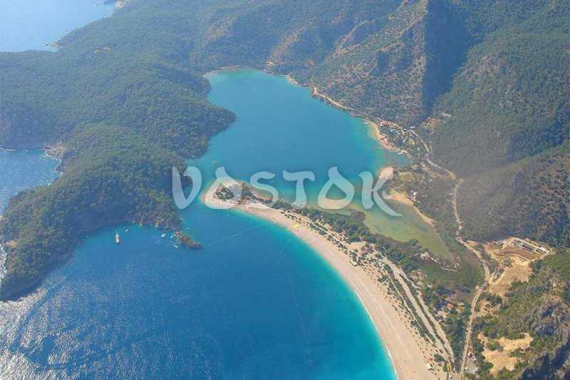 Magnificent view to Oludeniz and Blue Lagoon - Babadag paragliding in Fethiye