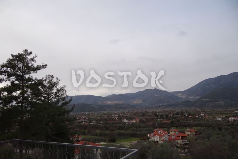 View to Uzumlu village from the balcony - Santi Villa in Uzumlu
