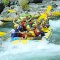 They look happy in the boat before the big splash - Fethiye Rafting