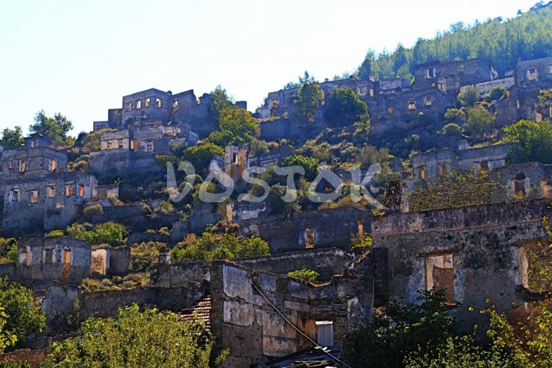 Sometimes Kayakoy Ghost Town looks really scary - Fethiye Market - Kayakoy Ghost Town tour
