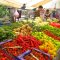 Great variety of vegetables and fruits of perfect quality at Tuesday Fethiye market
