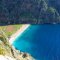 View to Oludeniz Butterfly Valley beach from the mountain