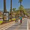 Main street by the sea in Marmaris Turkey