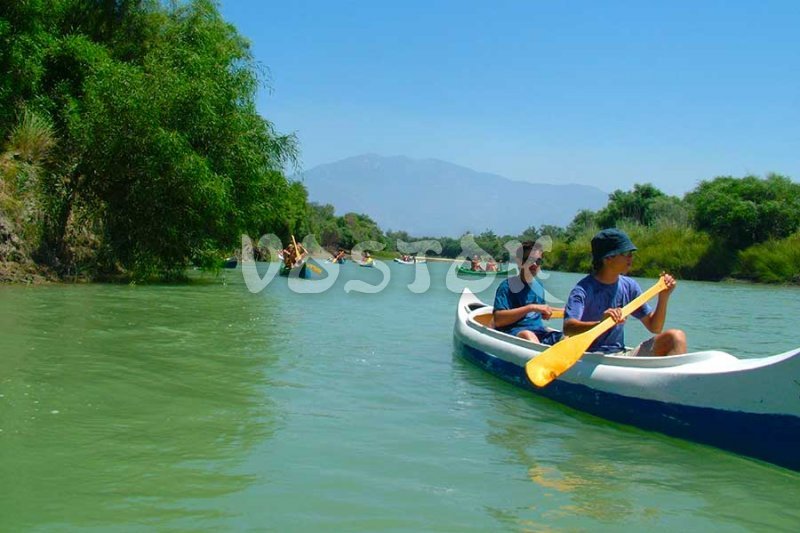 Just perfect day out - sun, river and canoe - Xanthos River Canoeing
