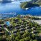 View to Gocek Turkey and marina