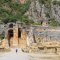 Outside the antic roman theater in Myra Lycia