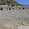 Inside the antic roman theater of Myra Turkey