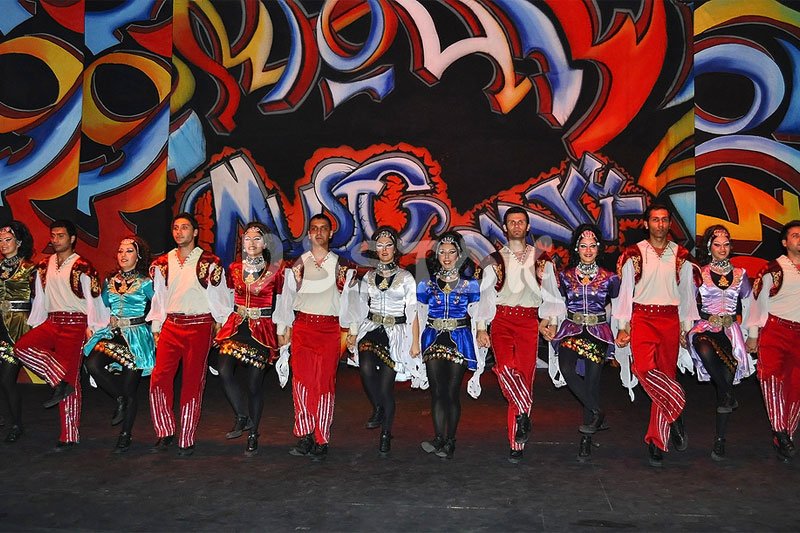 Turkish dances at Turkish Night show in Fethiye
