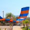 View on the Boomerang slide - Oludeniz water park