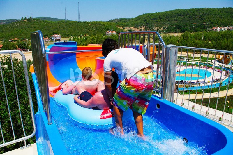 The start point of The Boomerang slide in Ovacik water park