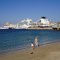 Beach with crustal clear water in port - Fethiye to Rhodes by boat