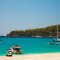 Turquoise color of water near Oludeniz beach 