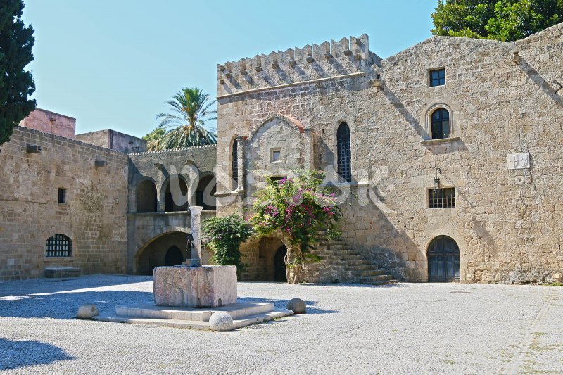 Colonial architecture of Rhodes Old Town - Fethiye Rhodes Ferry