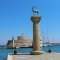 Gates to Mandraki harbor - Ferry from Fethiye to Rhodes
