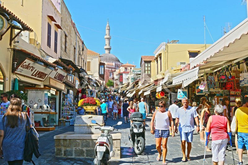 Mosques and churches friendly live together on Rhodes Island - Fethiye Rhodes Ferry