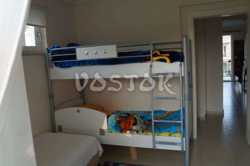 Bunk bed in first floor bedroom - G7 Blue Green Apartments in Calis