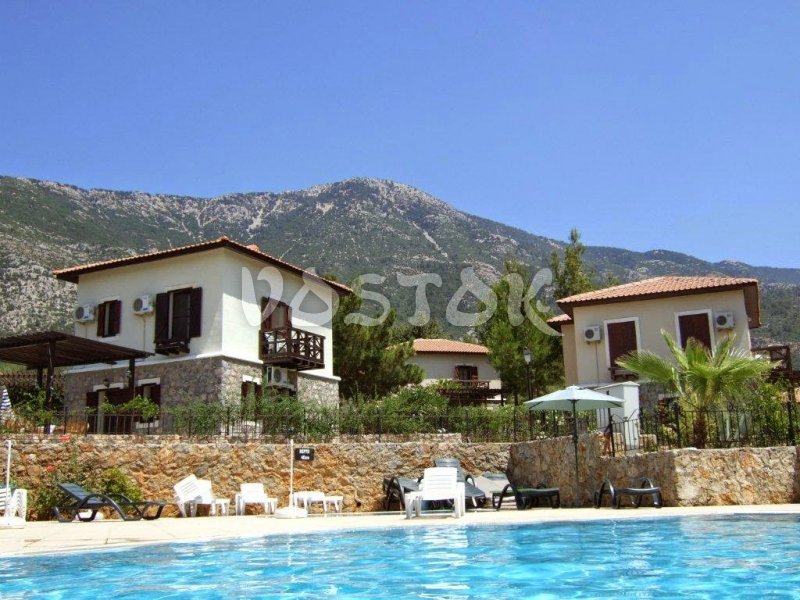 Mountain view from the pool - The Village Complex in Ovacik