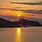 Romantic dinner on sunset during sunset cruise Fethiye