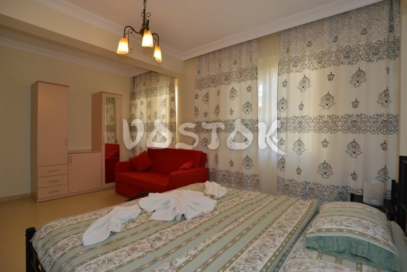 King size bed bedroom - Mango villa in Calis Fethiye Turkey