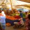 Fresh vegetables and fruits at Tuesday market in Fethiye
