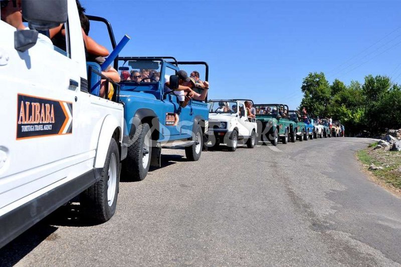 All are here so we did not loose anybody during our Jeep Safari Fethiye Turkey