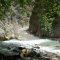 Waterfall in Saklikent Gorge in Fethiye Turkey