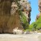 The vegetation is green, stones are white and grey and the sky is blue - all is pleasant for your eyes - Saklikent Gorge