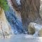 Light is playing with stone walls making amazing colors inside the Saklikent canyon