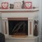 Functioning fireplace in living room - Oriana villas in Ovacik