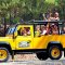 Why do not driver of Land Rover Defender look to the camera - Land Rover Safari from Hisaron