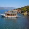 Swimming break during private boat trip from Fethiye