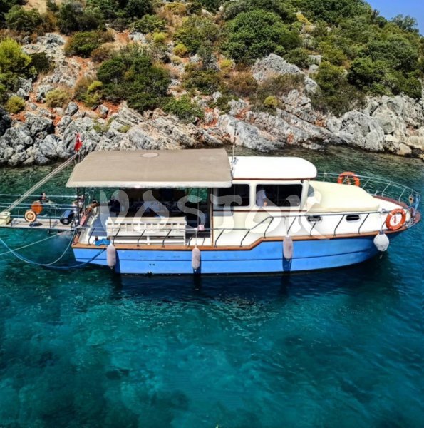 Lion Boat for hire from Fethiye Turkey