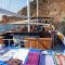 Sun deck of our sailing boat - Private Boat Hire Fethiye