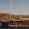 Kardesler 3 sailing boat is available for private boat hire from Fethiye harbor and it can accommodate up to 90 people