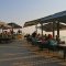 Wide open air terrace at the Babadag mountain restaurant