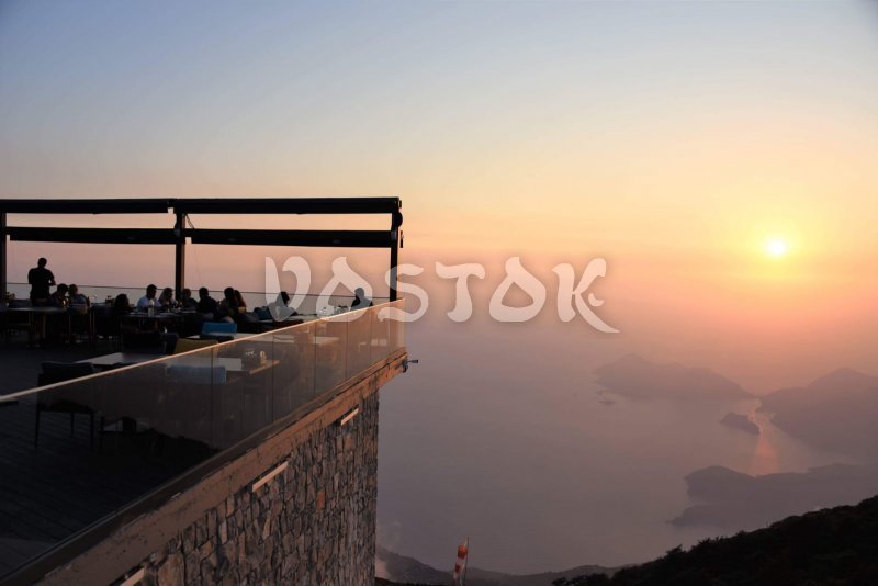 No picture gives you the the excitement of this amazing view to Oludeniz during the sunset dinner from Babadag mountain restaurant 