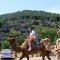 Camel rides in Turkey in Kayakoy ghost village
