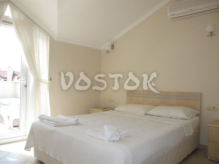 Master bedroom with double bed - Sunset Aqua Apartments in Calis Turkey