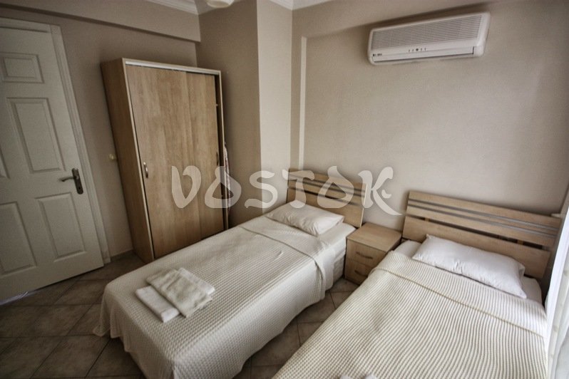 Twin beds bedroom - Sunset Aqua Apartments in Calis Turkey